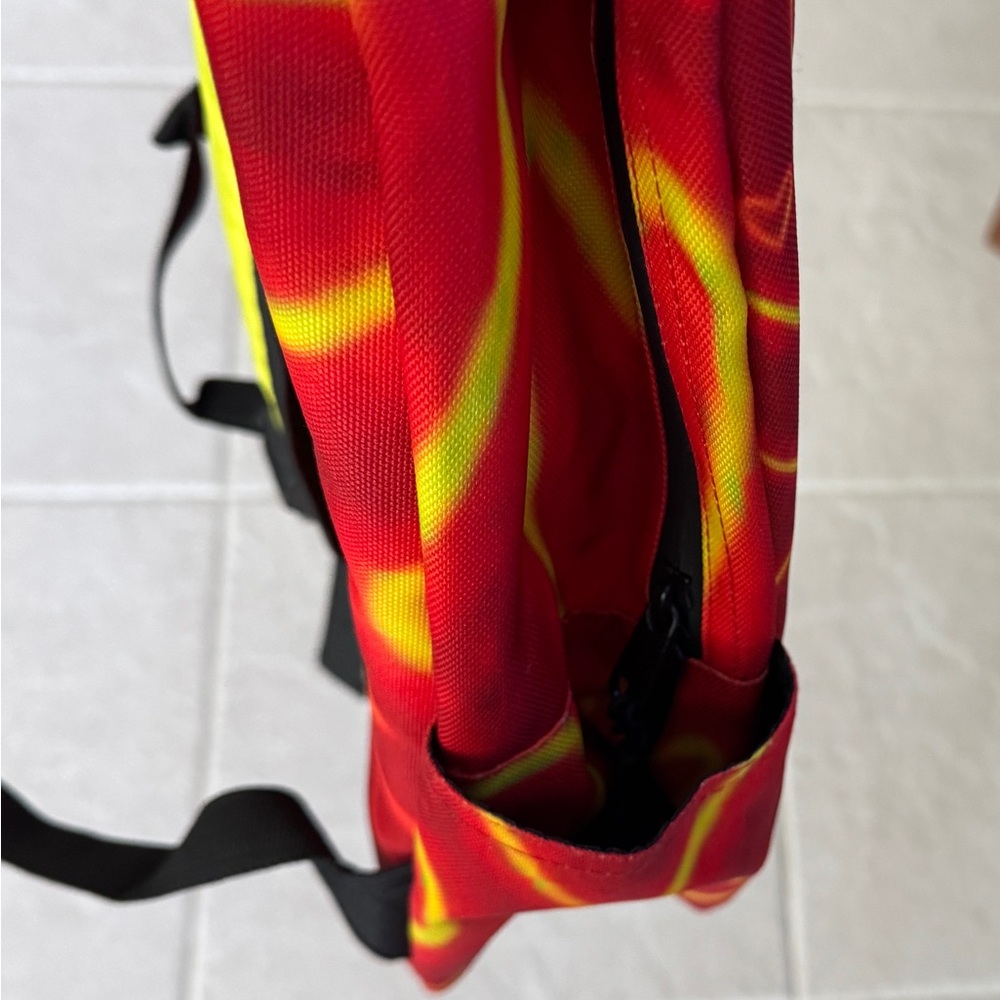MONKEY CARTOON BACKPACK (VIBRANT RED & YELLOW) - Picture 11 of 11